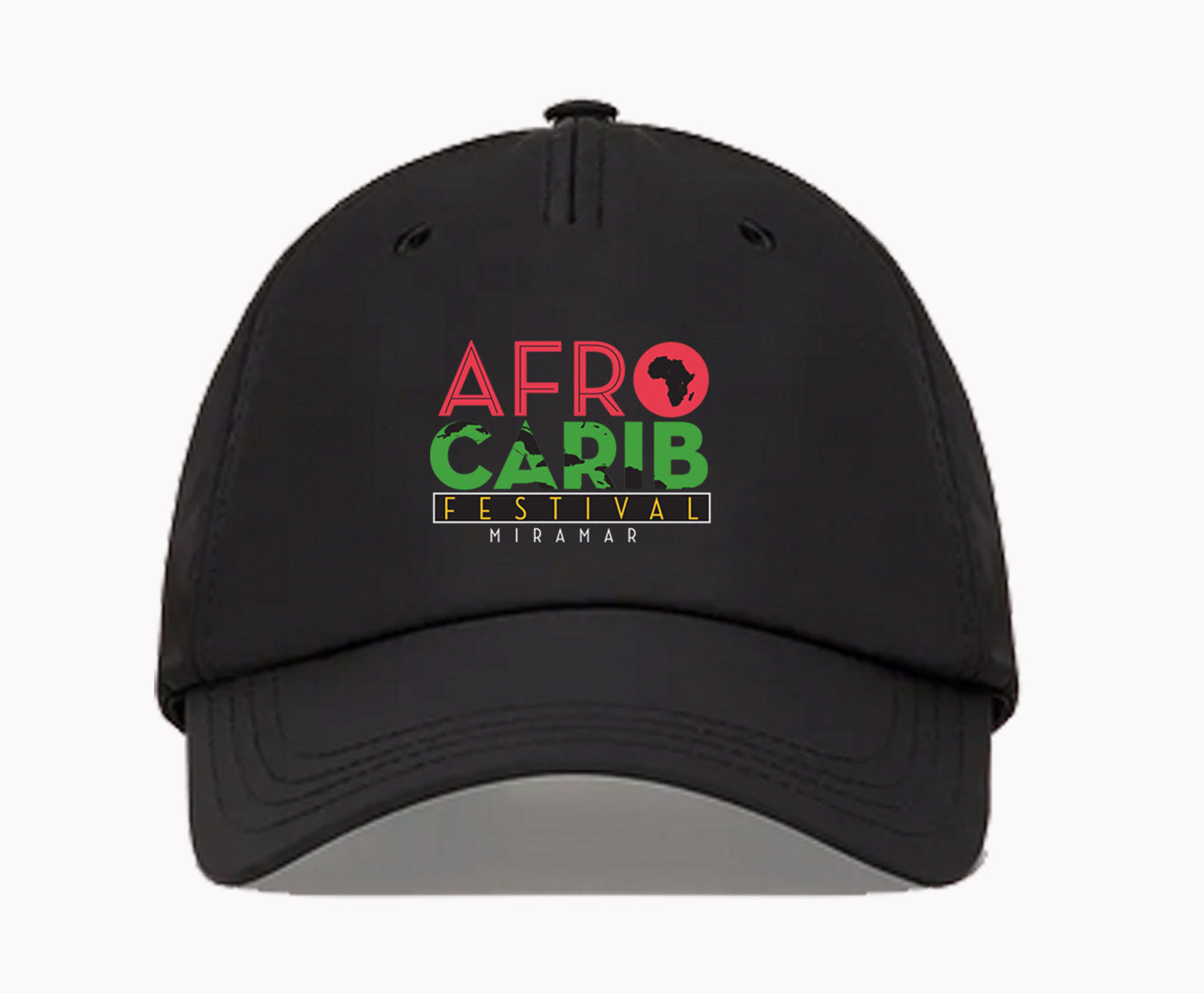Afro Carib Embroidered Baseball Cap