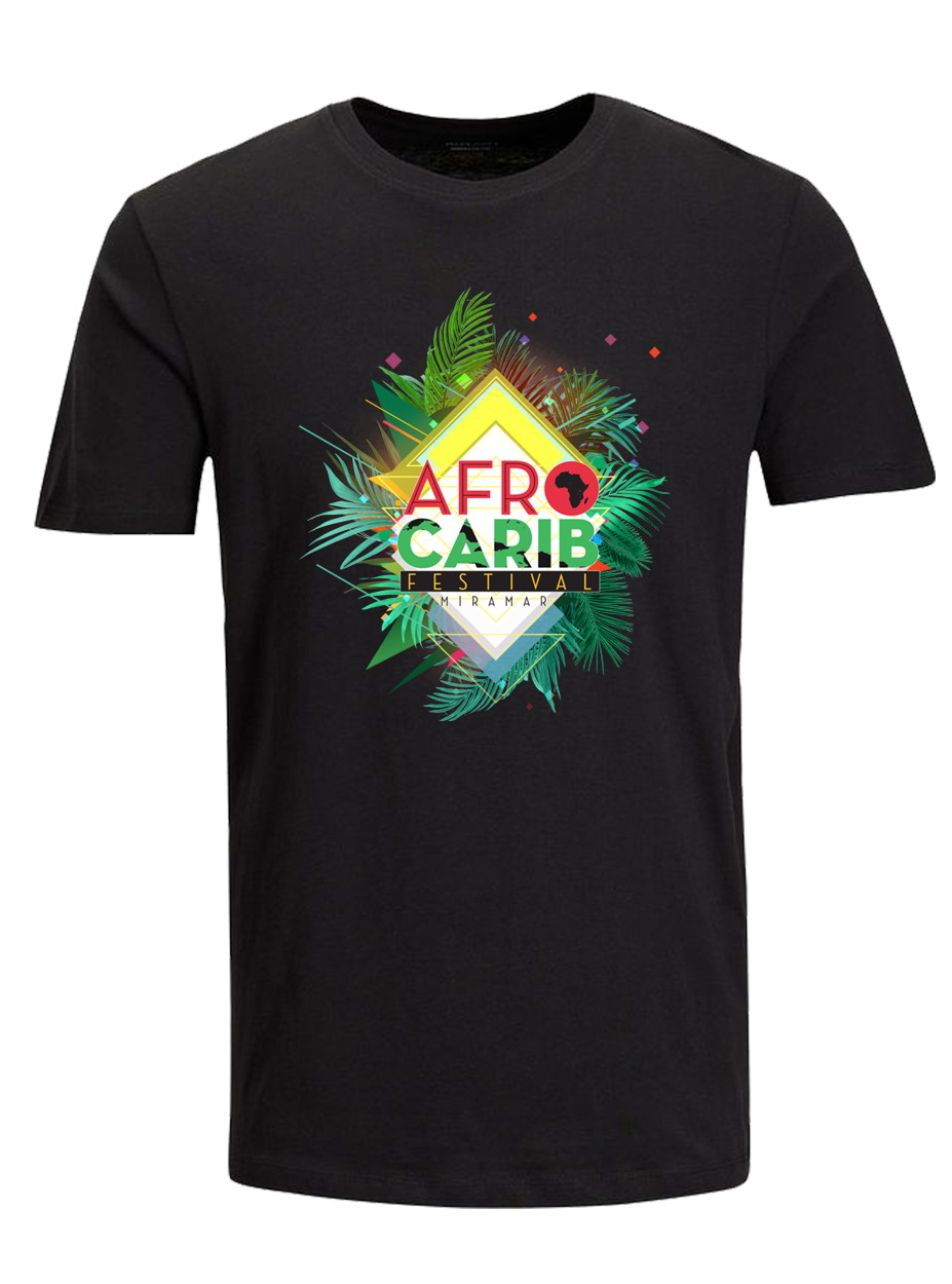 2023 Afro Carib Festival Ladies Crew Neck T-shirt